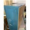 Image 5 : VINTAGE WALL MOUNT BLUE STREAK IGNITION SERVICE ADVERTISING PARTS CABINET 29" x 33" x 11"