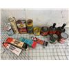 Image 1 : LOT OF SHOP RELATED TINS PRODUCTS ETC