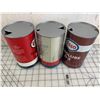 Image 3 : LOT OF 3 DIFFERENT ESSO D-3 QUART OIL CANS
