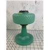 Image 10 : ANTIQUE JADITE ALADDIN OIL LAMP BASE