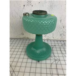 ANTIQUE JADITE ALADDIN OIL LAMP BASE