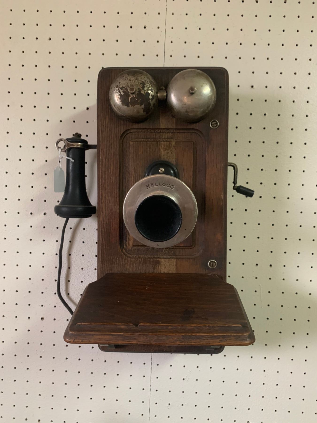 ANTIQUE KELLOGG WALL PHONE Schmalz Auctions
