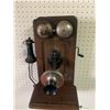 Image 5 : ANTIQUE KELLOGG WALL PHONE