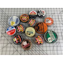 LOT OF VINTAGE SHOE POLISH TINS