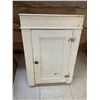 Image 1 : ANTIQUE PAINTED WALL CUPBOARD 24 1/2" x 17" x 5 1/2"