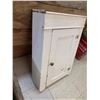 Image 2 : ANTIQUE PAINTED WALL CUPBOARD 24 1/2" x 17" x 5 1/2"