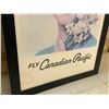 Image 4 : ORIGINAL CANADIAN PACIFIC AIR POSTER PROFESSIONALLY FRAMED 39 1/2" x 27 1/4"