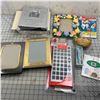 Image 1 : LOT OF FRAMES PICTURE BOXES LARGE REMOTE ETC