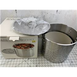 16 QUART STAINLESS STOCK POT