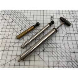 3 OLD PUMPS LANTERN ETC