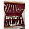 Image 2 : PLATED SILVERWARE AND CASE