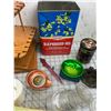 Image 4 : MISC LOT SPOON RACK RAPE SEED TIN ETC