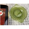Image 3 : VINTAGE GLASS AND SERVING TRAYS