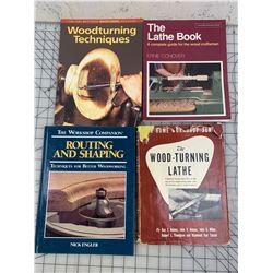 LOT OF LATHE AND WOOD TURNING BOOKS