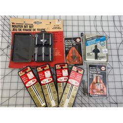 ROUTER AND DRILL BITS