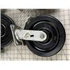 Image 2 : UNUSED 8" x 2" HEAVY DUTY SHOP CASTOR WHEELS