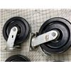 Image 3 : UNUSED 8" x 2" HEAVY DUTY SHOP CASTOR WHEELS