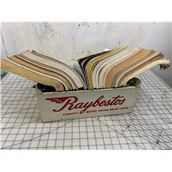 VINTAGE RAYBESTOS ADVERTISING PARTS BOOK STAND AND BOOKS