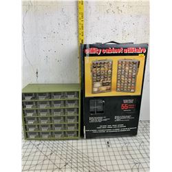 LOT OF 2 UNUSED SHOP ORGANIZER DRAWER CABINETS