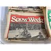 Image 2 : TOTE OF VINTAGE 1980s 90s SNOW WEEK ANS POLARIS SPIRIT NEWS PAPERS