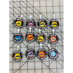 1960s VINTAGE MATTEL HOT WHEELS STEEL CAR DISKS