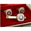 Image 2 : VINTAGE ROTARY INTERNATIONAL CUFFLINKS AND TIE CLIP