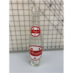 DR PEPPER SODA POP BOTTLE