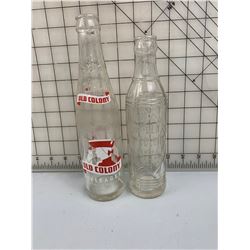 2 DIFFERENT OLD COLONY BOTTLES