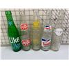 Image 1 : LOT OF 5 SODA POP BOTTLES DR PEPPER LIKE LIKE TAB AND MORE