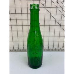 DREWRYS EMBOSSED MOUNTIE GINGER ALE BOTTLE