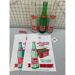 THE POP SHOPPE LOT LITTER BAGS BOTTLES RINGS