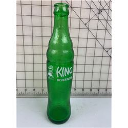 KING BEVERAGES POP BOTTLE MOOSEJAW SASK