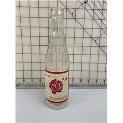 ROSE BEVERAGES BOTTLE PRONCE ALBERT SASK