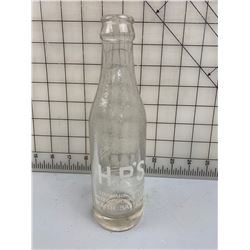 HPS WATER WORKS BOTTLE NORTH BATTLEFORD SASK