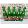 Image 1 : LOT OF 5 7-UP SODA POP BOTTLES