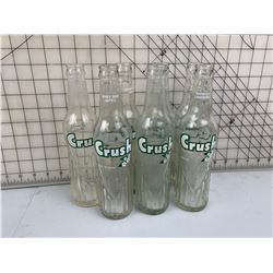 LOT OF 6 ORANGE CRUSH BOTTLES