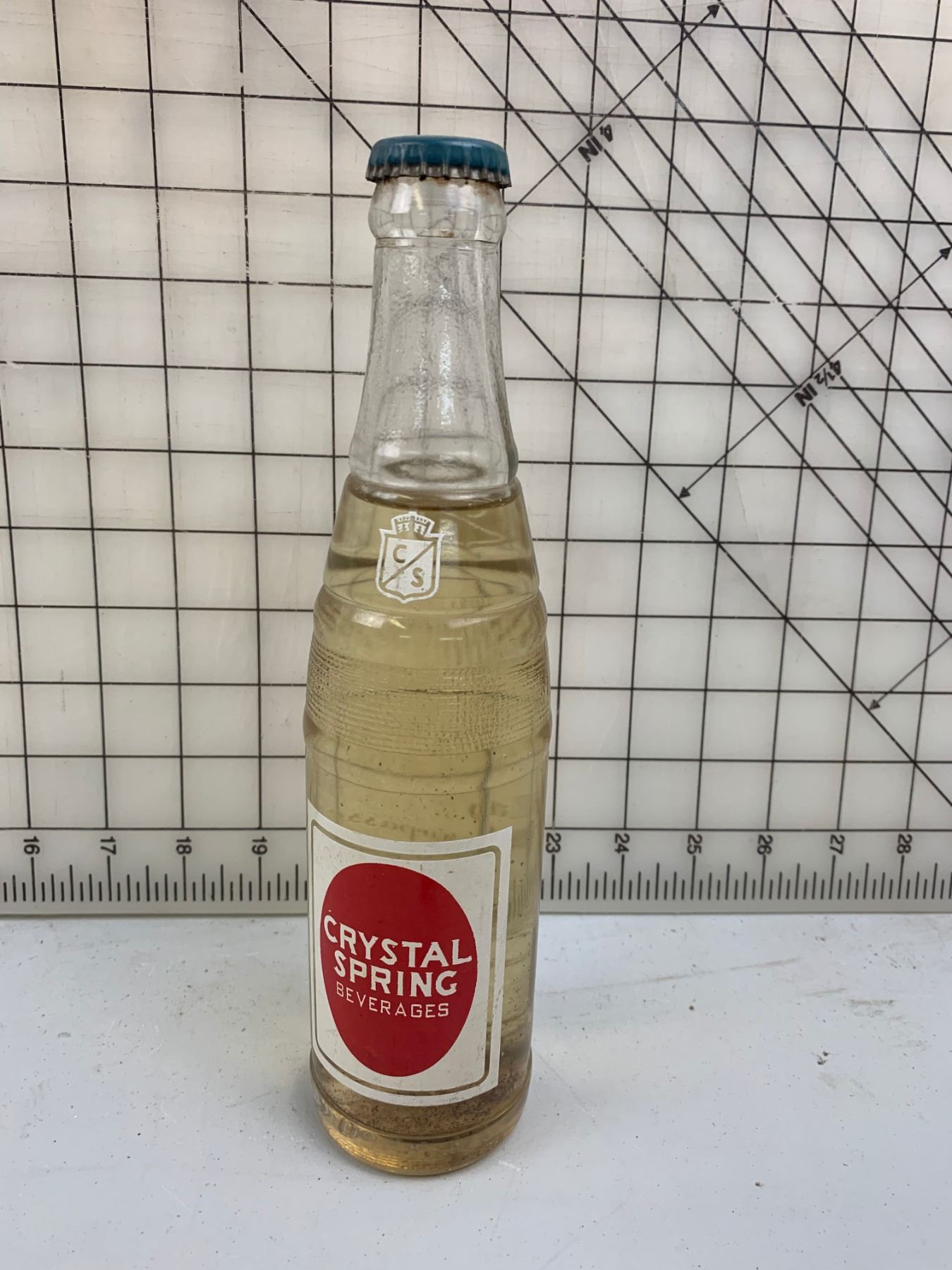 UNOPENED CRYSTAL SPRINGS TONIC WATER BOTTLE VICTORIA BC