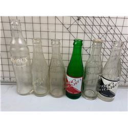 6 DIFFERENT PACHELS BEVERAGES BOTTLES YORKTON SASK