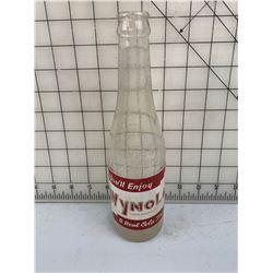 WYNOLA COLA POP BOTTLE