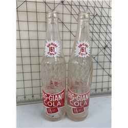 2 BIG GIANT COLA BOTTLES