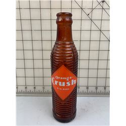 ORANGE CRUSH POP BOTTLE