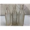 Image 6 : 3 DIFFERENT PATENT 1921 ORANGE CRUSH SODA POP BOTTLES