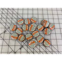 LOT OF ORANGE CRUSH SUGAR FREE CORK LINED POP BOTTLE CAPS