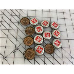 LOT OF 7-UP CORK LINED POP BOTTLE CAPS