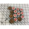 Image 1 : LOT OF 7-UP CORK LINED POP BOTTLE CAPS