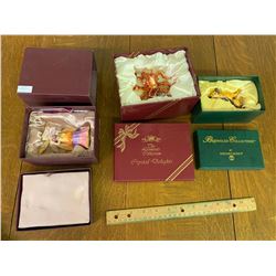 VARIOUS FIGURINES IN BOXES OCTOPUS DOG FAIRY