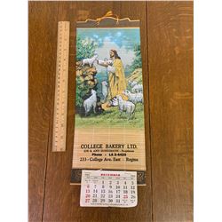 1964 COLLEGE BAKERY REGINA CALENDAR