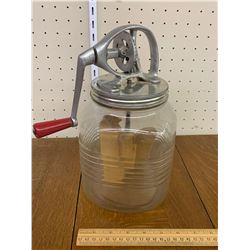 VINTAGE CRANK BUTTER CHURN
