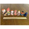 Image 1 : VINTAGE FLINTSTONES AND SESEME STREET TOYS FINGER PUPPETS