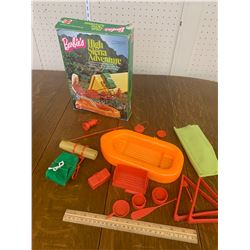 VINTAGE BARBIE CAMPING SET WITH BOX